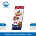 N&D Quinoa Dental Care Functional Treats Grain-Free Fresh Breath Lamb & Mint Adult Mini 60gm