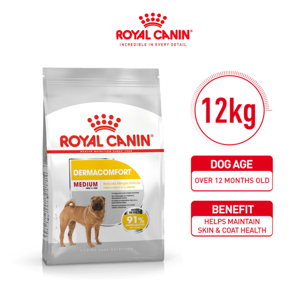 Royal Canin MEDIUM DERMACOMFORT 12KG