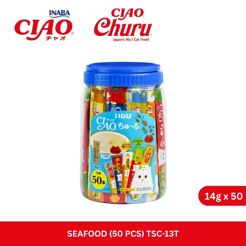 CIAO Churu Seafood Variety 14gm x 50