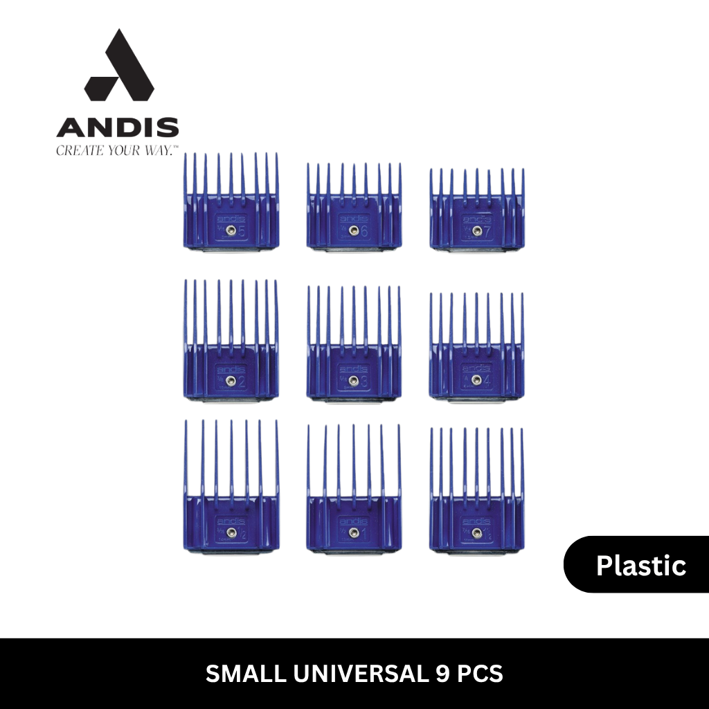 Andis 9-Piece Small AttachmentComb Set