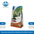 N&D Spirulina Herring & Wolfberry Adult Mini Dog 2kg