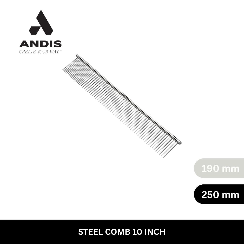 Andis 10" Steel Comb
