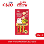CIAO Stick Tuna (Maguro) In Jelly 14gm x 4