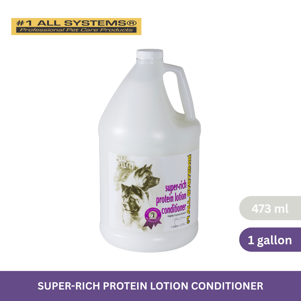 #1 All Systems Super Rich Protein Lotion Conditioner for Dogs & Cats 3.78L (Gallon)