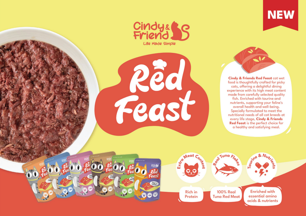 Cindy & Friends Red Feast Cat Wet Food 70g