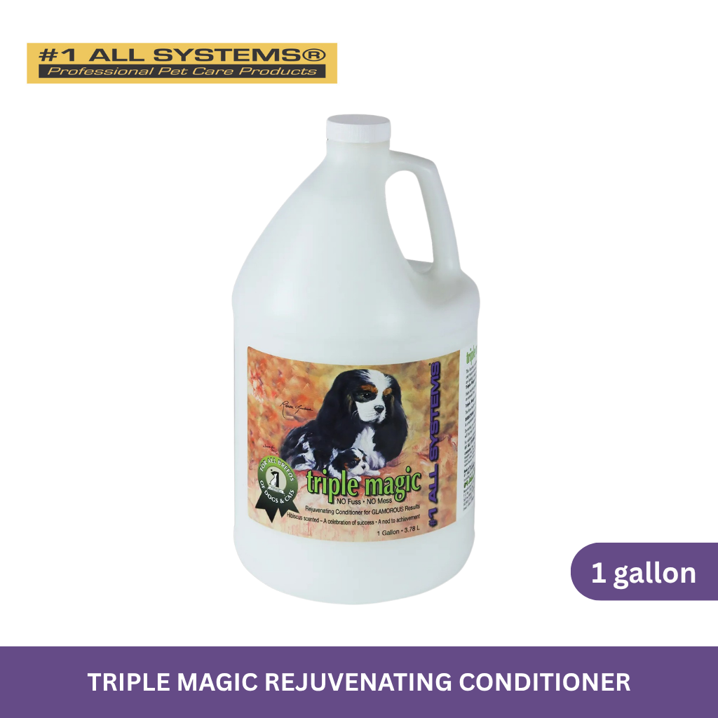 #1 All Systems Triple Magic Rejuvenating Conditioner for Dogs & Cats 3.78L (Gallon)