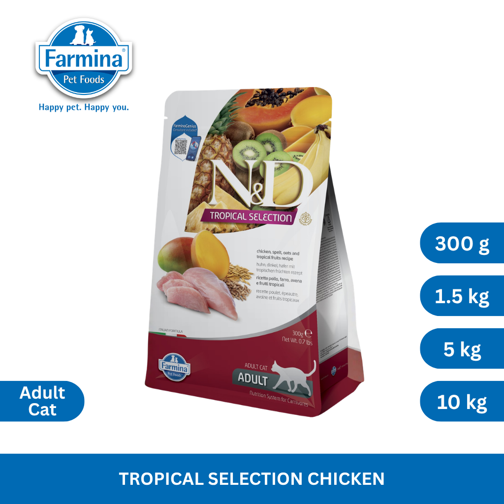 N&D Tropical Selection Chicken and Tropical Fruits Adult Cat