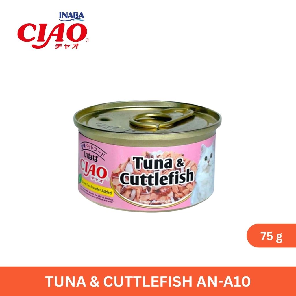 CIAO Can White Meat Tuna with Cuttlefish in Jelly 75gm