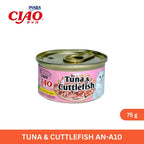 CIAO Can White Meat Tuna with Cuttlefish in Jelly 75gm