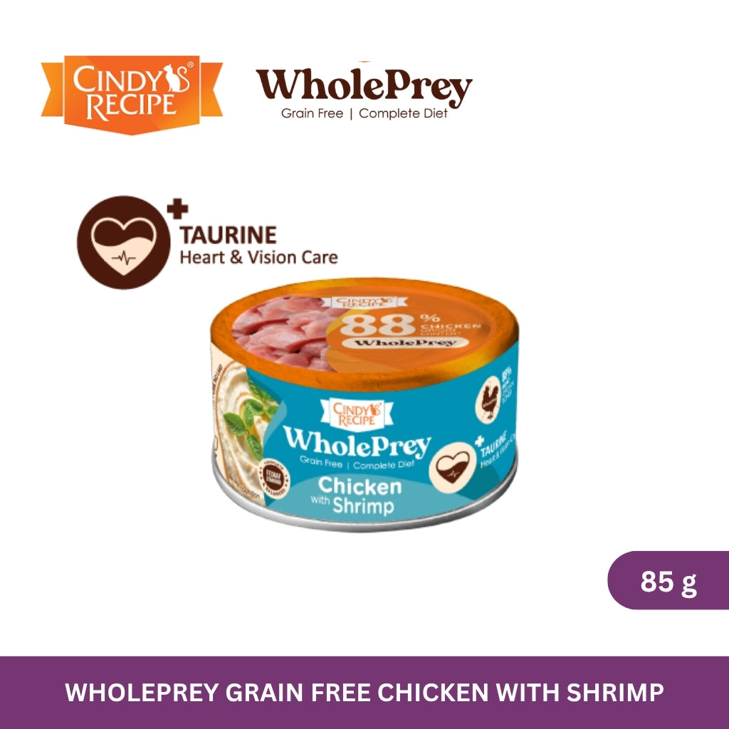Cindy's Recipe WholePrey Series Chicken with Shrimp 80 g