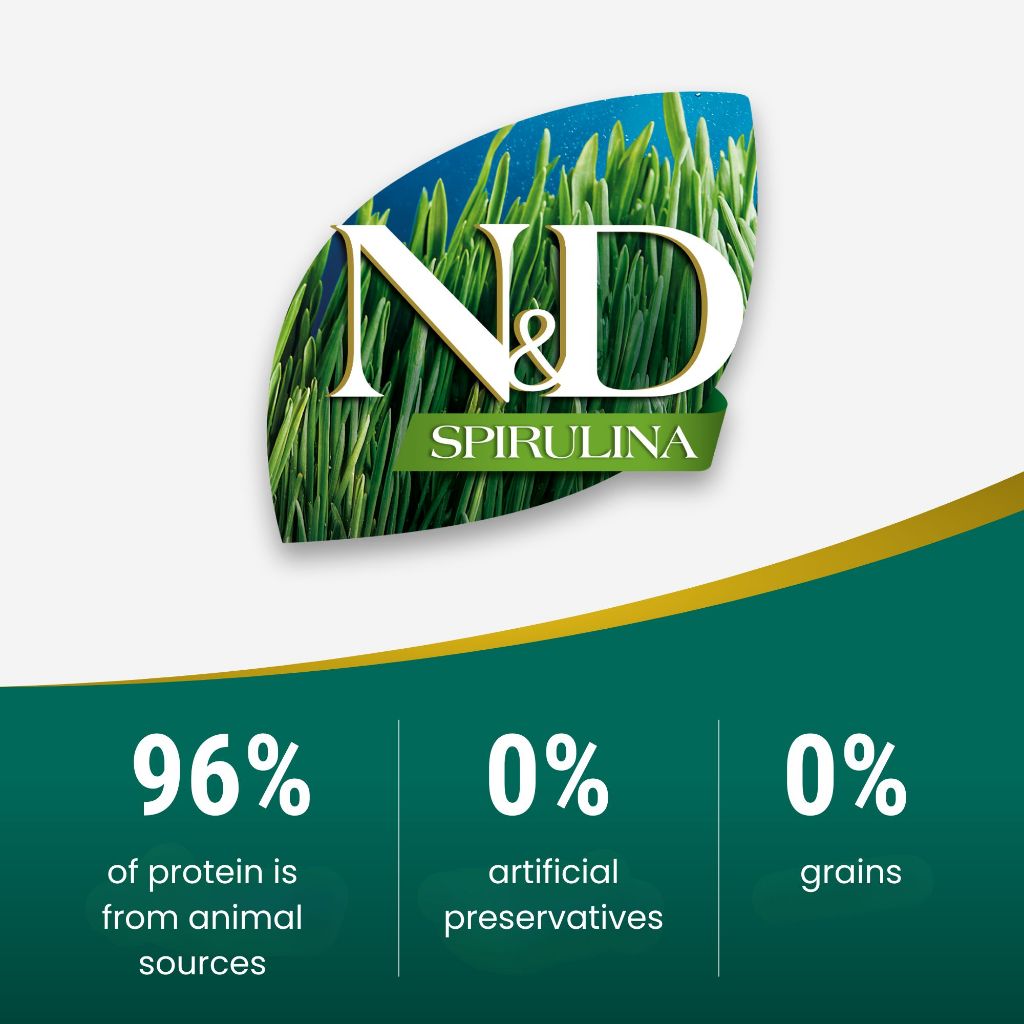 N&D Spirulina Lamb Adult Cat 1.5kg