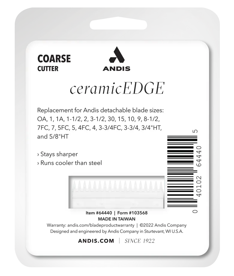 Andis CeramicEdge® Detachable Blade Coarse Cutter (Except blade szie 40 & 50)